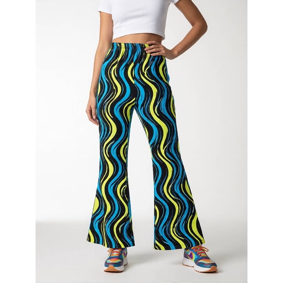 Girls Durable Youthful Flare Leggings Regular-Fit Full Length Bell Bottoms Wide Leg Trousers for Young Girls Age 5-13