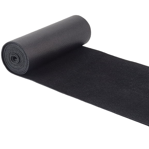 9-10m Genuine Leather Strap 9cm Wide Sheep Skin Leather Black Top Grain Soft Lamb Hide Strips for DIY Crafts Garment Edging Bracelet