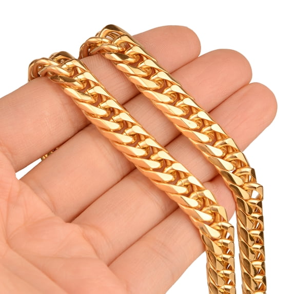 9/11/13/16/19/21MM Heavy Polished Men/Women Stainless Steel Silver/Gold Color Cuban Curb Link Chain Necklace Or Bracelet