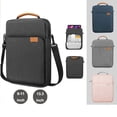 thumbnail image 1 of 9-11/13.3 inch Portable Tablet Case Storage Laptop Shoulder Bag For iPad Galaxy Tab Student Business Messenge Crossbody Handbag, 1 of 6