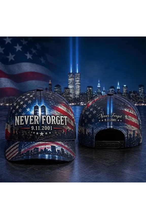 9/11 25th Anniversary Patriotic Baseball Cap Honoring The Heroes American Flag Graphic Print Patriotic Dad Hat Gifts for Veterans First Responders