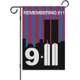 thumbnail image 1 of 9/11 Garden Flag 911 Small Yard Flags for Outdoor September 11th We Will Never Forget Decorative Flag Patriotic Memorial 911 Garden Flag for Outside, 1 of 1
