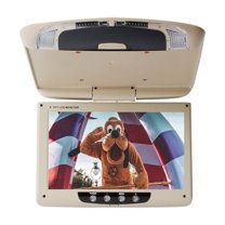 9/11 Inch AV Car Monitor 12-24V Car Roof Mount Monitor LCD Screen Flip Down Ceiling Display LED Video Input Reversing Rear View