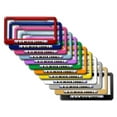 thumbnail image 1 of 9-11 Never Forget - September 11 USA America Flag License Plate Frame, 1 of 1
