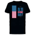 thumbnail image 1 of 9.11 Patriot Day Usa Flag T-Shirt Men -Image by Shutterstock, Male 3X-Large, 1 of 2