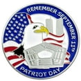 thumbnail image 1 of 9/11 September 11 Patriot Day Twin Towers Lapel pin, 1 of 3