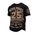 thumbnail image 1 of 9/11 Shirt for Men Never Forget 911 T Shirt 25th Anniversary USA Shirts American Flag Patriotic Short Sleeve Tops, M, 1 of 3
