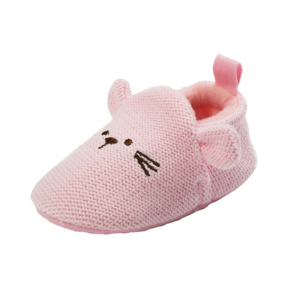 9-12 Months Baby Boys Girls Shoes Non-Slip Infant First Walkers Baby Walking Shoes Pre Step Shoes For Boys And Girls Indoor Anti-skid Overshoes Cartoon Baby Comfortable Walking Shoes Pink