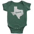 thumbnail image 1 of 9-12 Months / Green Texas Baby Bodysuit Home Shirt, 1 of 8