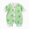 thumbnail image 1 of 9-12 Months Newborn Baby Boys And Girls Bodysuits Cute Cartoon Print Long Sleeved Bodysuits, 1 of 4
