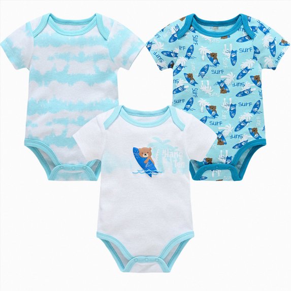 9-12 Months Newborn Cotton Romper Set For Babies Bodysuit Short Sleeve Romper And Summer Babys Romper Toddler Crawling Clothes Newborn Baby Clothes