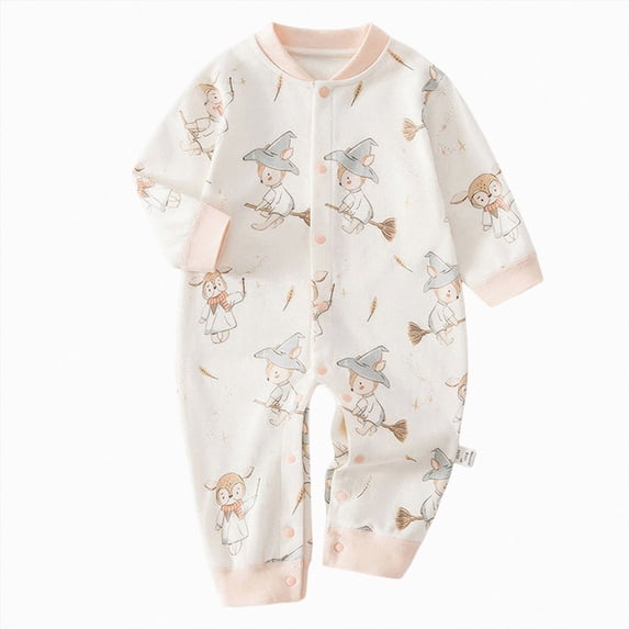 9-12 Months Newborn Unisex Footless Baby Sleepers Romper Boys Girls Long Sleeve Sleepwear Warm Jumpsuit Unisex Fall Winter