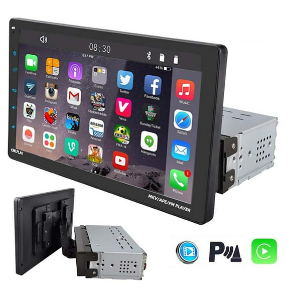 9" 12V Single 1 DIn Car Radio Stereo caplay Mirror Link