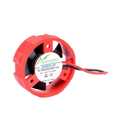 9-12V universal diameter 31mm 31x31x12mm hole pitch 19mm round cooling fan for car and motorcycle LED lamp heat dissipation
