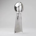 thumbnail image 1 of 9/13/22inch Silver Football Chrome Resin Crafts Gifts for Sports Fan Trophy Shiny Sports Award Decoration for Champions,Silver,Super Football, 1 of 6