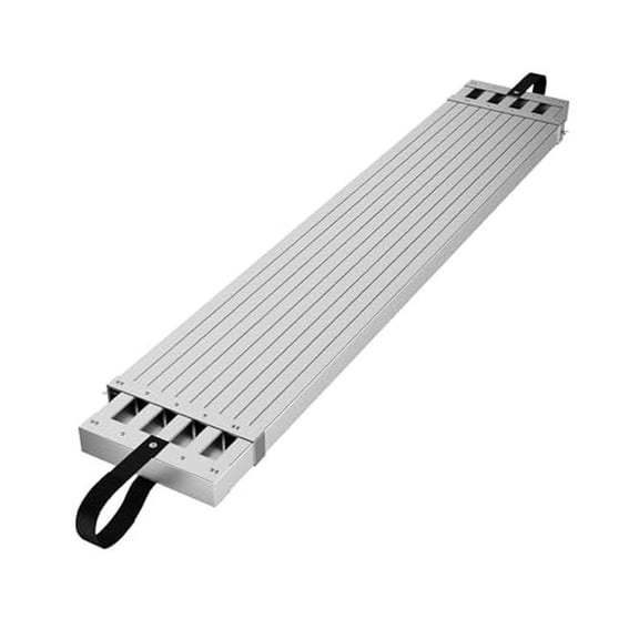 9-15ft Aluminum Work Plank, Telescoping Plank, 440LBS Capacity, Adjustable Aluminum Plank, Equipped with Skid-Proof Platform Scaffold Ladder Accessory