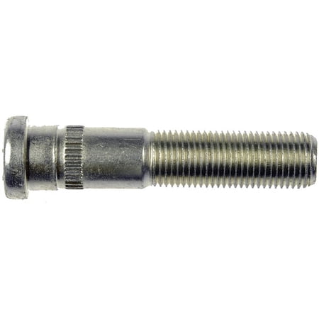 9/16-18 Serrated Wheel Stud - 0.625 In. Knurl, 2-25/32 In. Length