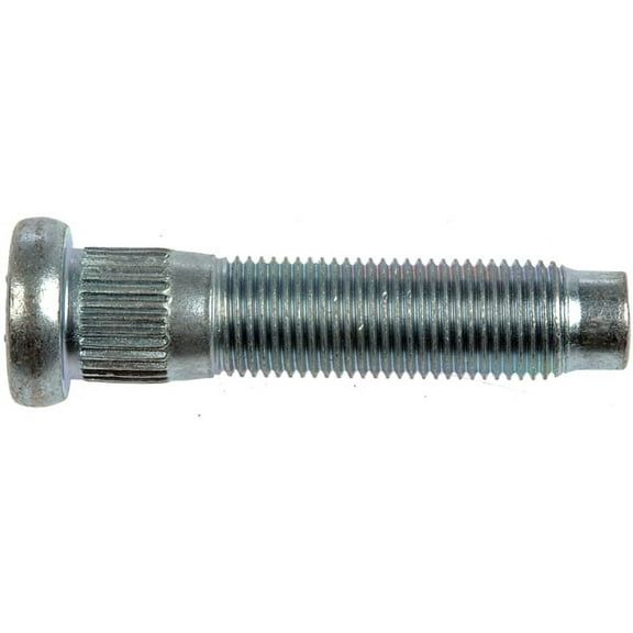 9/16-18 Serrated Wheel Stud - 0.625 In. Knurl, 2-9/16 In. Length