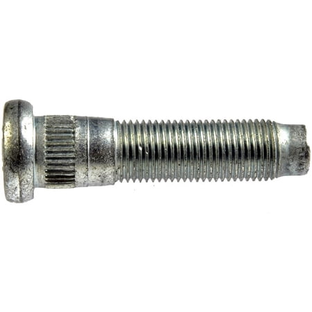 9/16-18 Serrated Wheel Stud - 0.648 In. Knurl, 2-13/32 In. Length