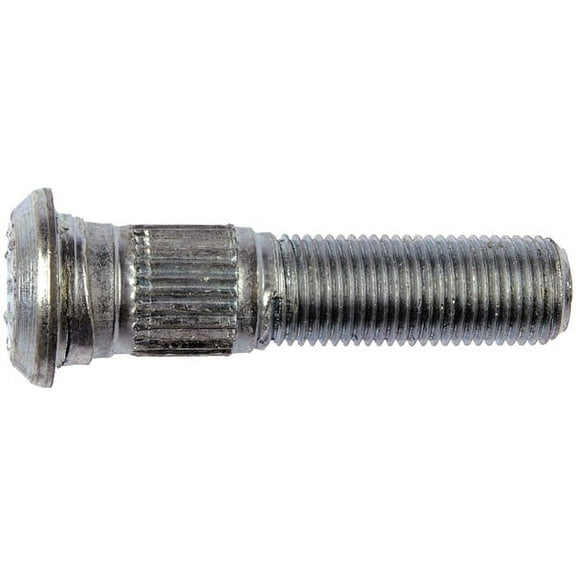 9/16-18 Serrated Wheel Stud - 0.650 In. Knurl, 2-17/32 In. Length