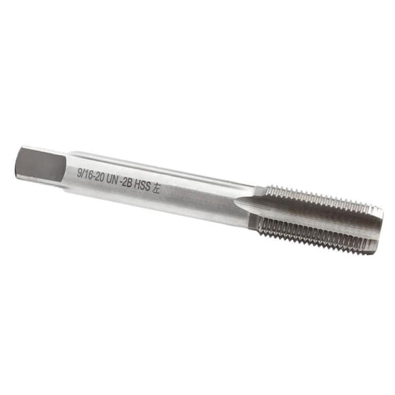 9/16 -20 Right / Left Hand Thread Tap for Bike Crank Repair - Heavy Duty HSS - Silver Left