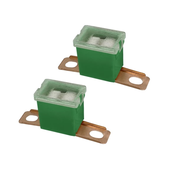 9/16" Bent Male Terminal 40 Amp Fuse Replacement for PAL Auto Link, FLD Fuse Cartridge - Automotive Car Truck Audio RV (40A, 2 Pack)