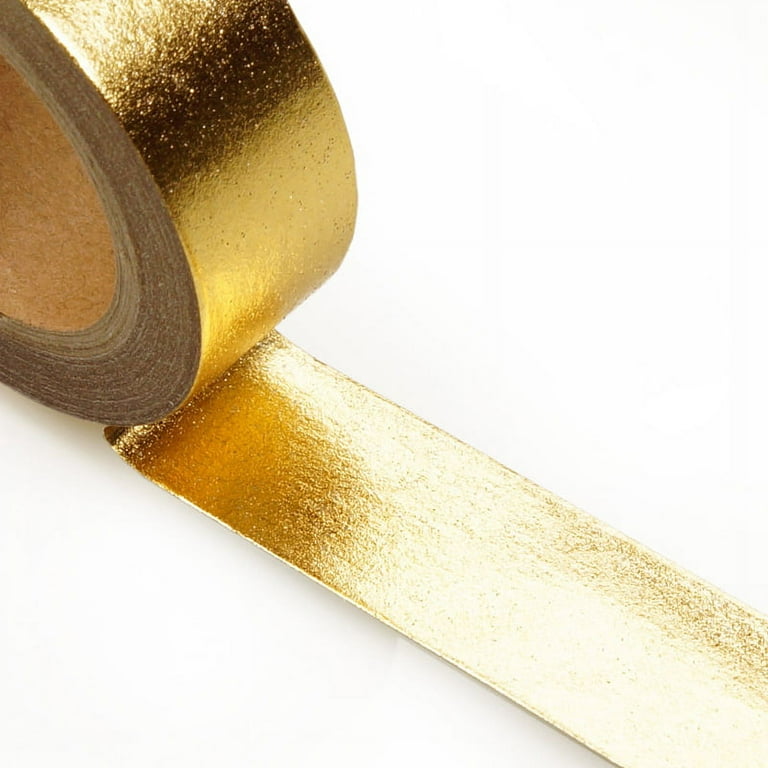 Gold Foil Tape | Gold Duct Tape | Gold Washi Tape - Metallic Gold - 9/16in.  X 10 Yards (pm34450107)