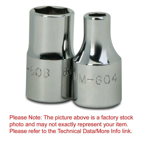 9/16" x 1/4" Drive 12 Point Deep Supertorque Socket, Chrome Finish. Not Suitable For Impact Use. Williams USA # JHWMD-1218