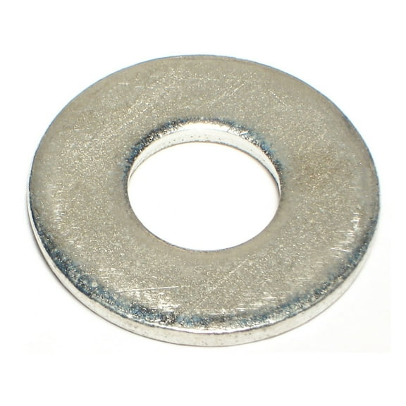 9/16" x 5/8" x 1-1/2" Zinc Plated Grade 2 Steel USS Flat Washers FLWSRS-208