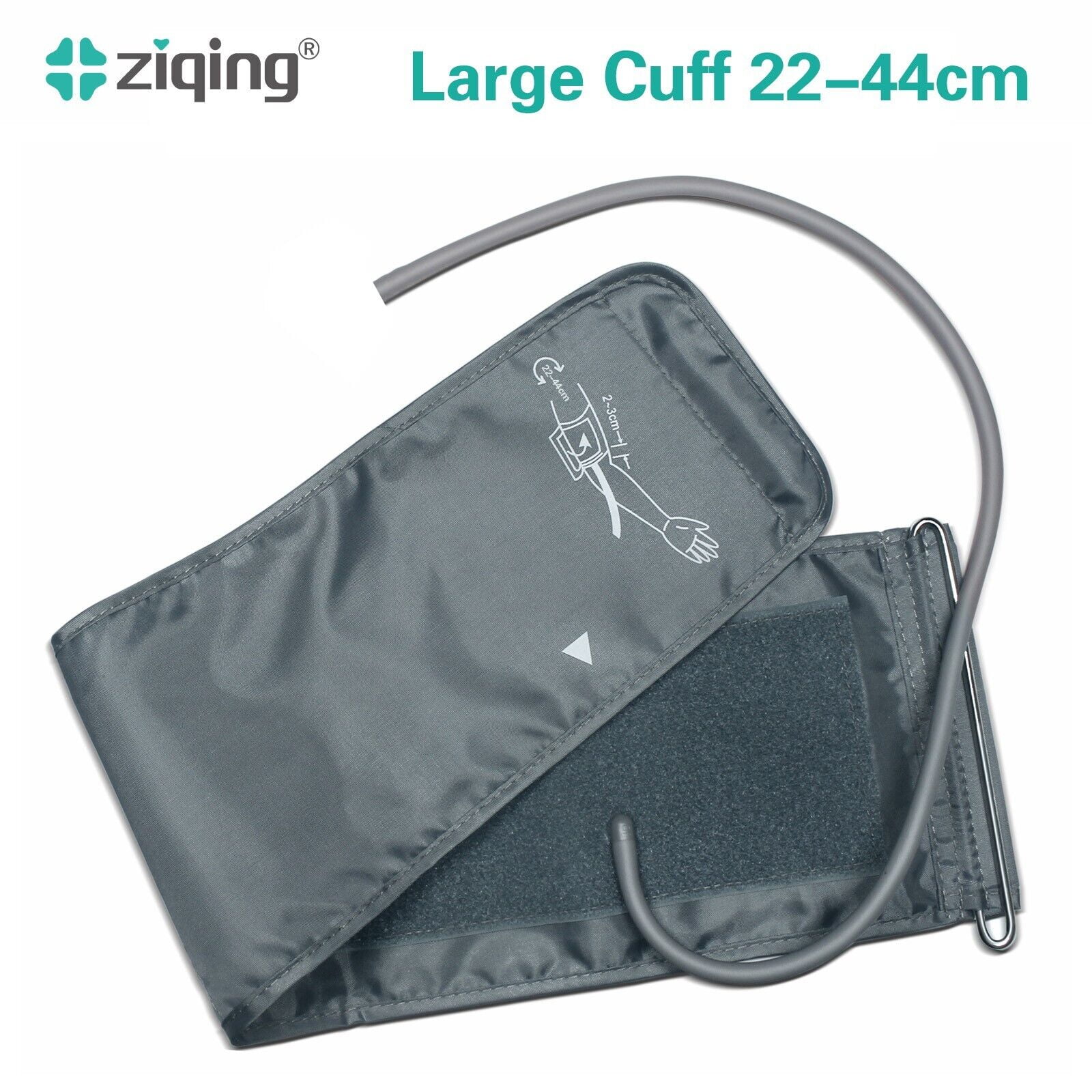 Extra Large Blood Pressure Cuff, Replacement Extra Large Cuff Applicable for 9-20.5 Inches (22-52cm) Big Arm, Size: XL (Pack of 1), Gray