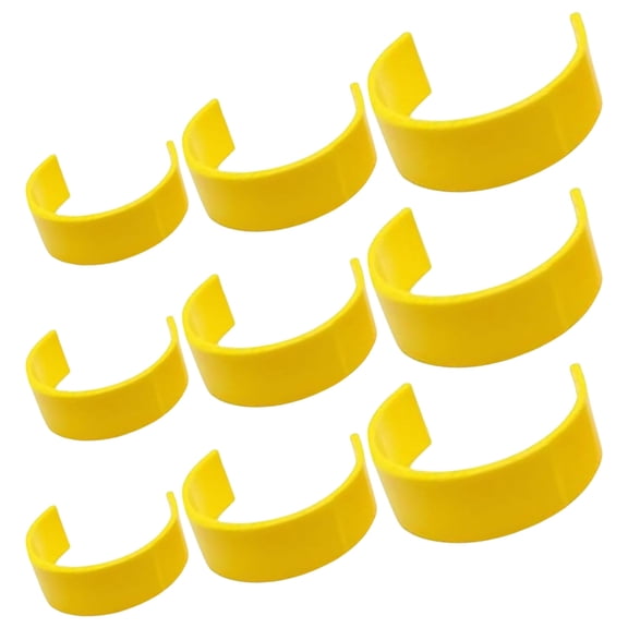 9/18/36pcs Medicine Bottle Clips With Marker Set For Clear Identification And Efficient Medication Management