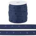 thumbnail image 1 of 9.1m/10 Yards Dark Blue Snap Tape for Sewing 0.7 Inch Wide Polyester Crafts Plastic Snap Tape Trim Snaps for Sewing Fastener Button Strips Snap Tape Button, 1 of 9