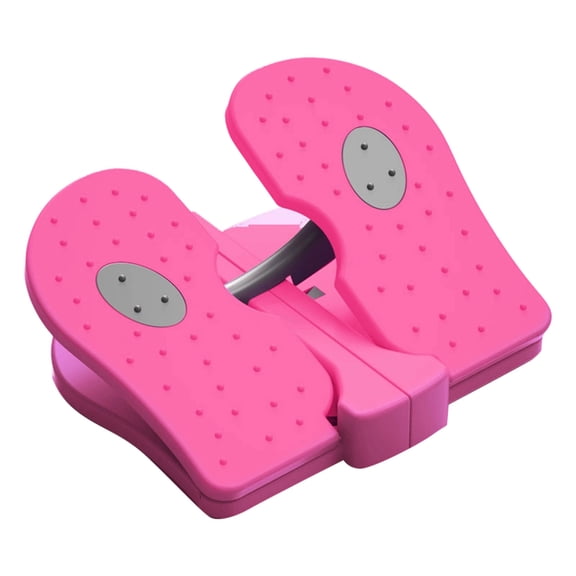 9.2*8.4 Inch Foot Stepper Machine Foldable Stair Stepper, Mini Stepper with Resistance Bands, Seated Under Desk Exerciser Pedal, Portable Fitness Stepper for Home Office Workout
