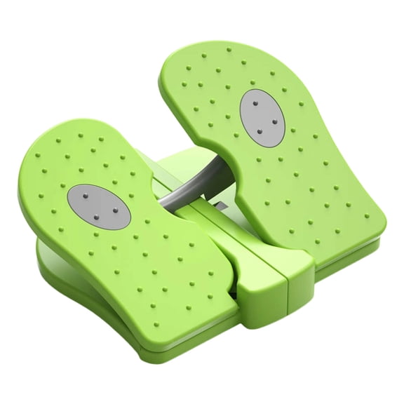 9.2*8.4 Inch Foot Stepper Machine Foldable Stair Stepper, Mini Stepper with Resistance Bands, Seated Under Desk Exerciser Pedal, Portable Fitness Stepper for Home Office Workout