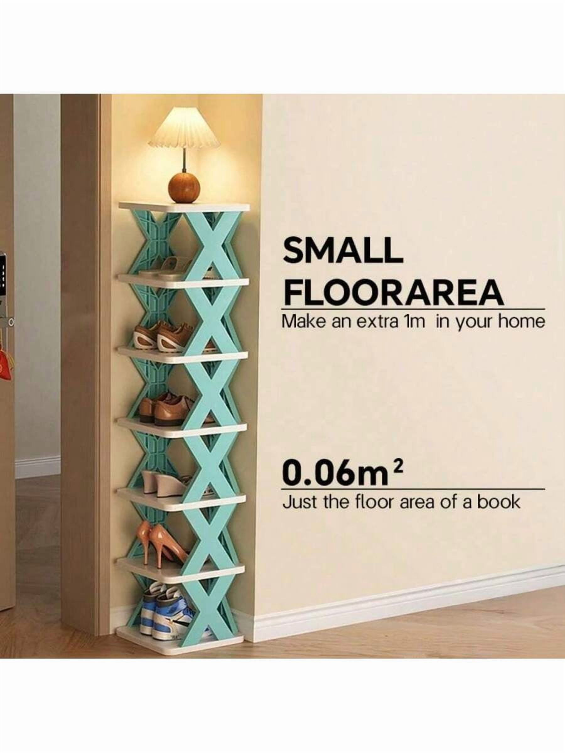 9/2-Layer Shoe Rack - Holds 9 Pairs, Space-Saving Vertical Design ...
