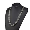 thumbnail image 1 of 9-20MM Heavy Stainless Steel Silver Cuban Curb Chain Men's Necklace Or Bracelet, 1 of 2