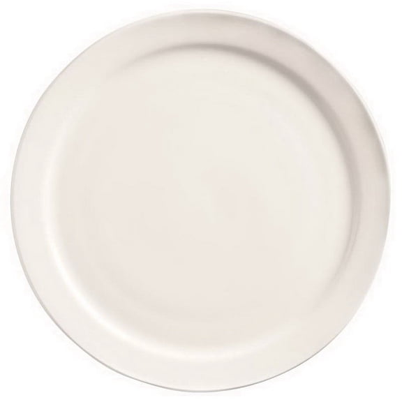 Libbey 840-425N13 9" Porcelana Narrow Rim Plate, White (840-425N13) Category: Plates