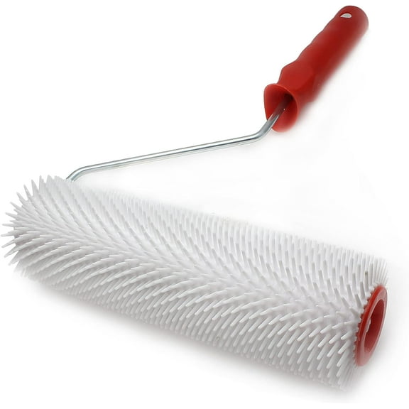 9''/230mm Spike Roller, Latex Floor Self Compound Roller Leveling Screed Spiked Roller Paint Brush Roller