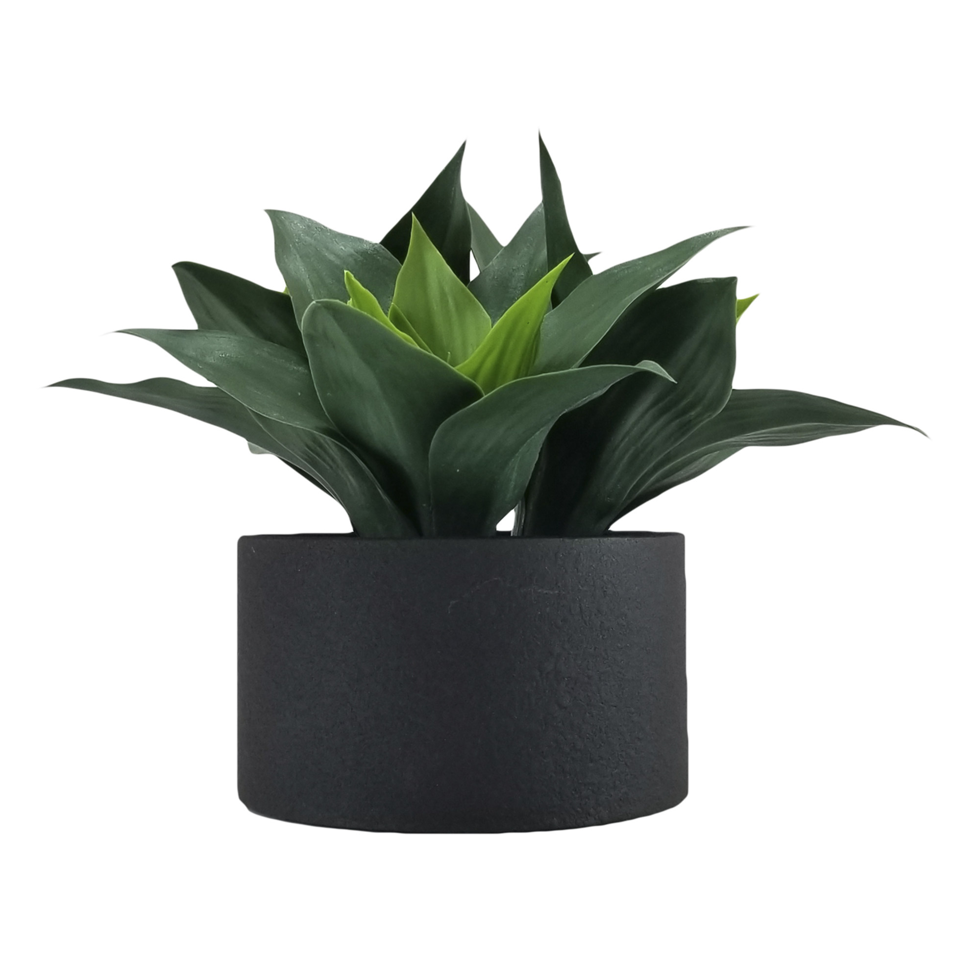 9.25" Artificial Agave Plant in Black Metal Pot by Better Homes & Gardens - image 1 of 10