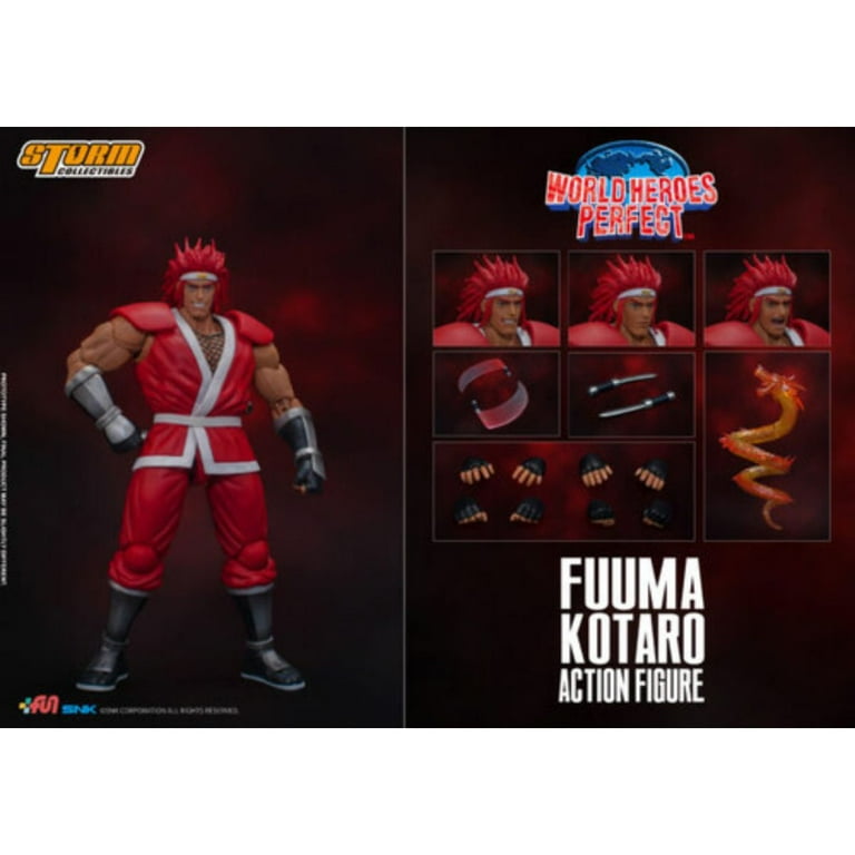 World Heroes Perfect Fuuma Kotaro 1:12 Scale Action Figure