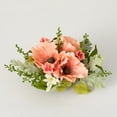 thumbnail image 1 of 9.25"H Sullivans Peachy Poppy Orb Flourish, Multicolor, 1 of 2