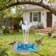 thumbnail image 1 of 9.25" Hanging Bird Bath Fountain-2026 Outdoor Hanging Bird Bath with USB Powered, Large Humming Birds Baths Fountains for Outdoor Garden Backyard Patio Lawn Decor, 1 of 6