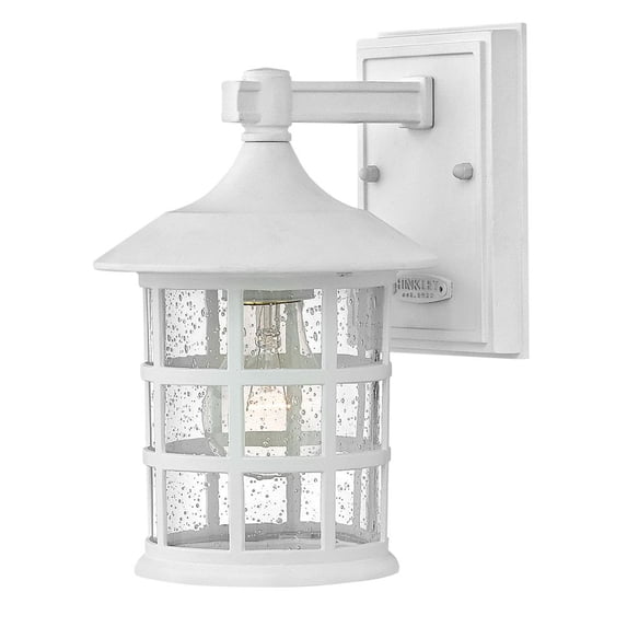 1800CW Hinkley Lighting Freeport - 9.25 Inch 11.5W LED Small Outdoor Wall Lantern-Classic White Finish