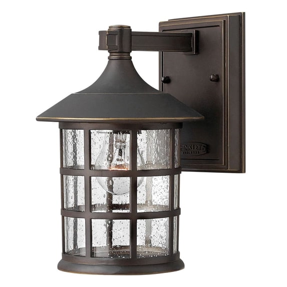 1800OZ Hinkley Lighting Freeport - 9.25 Inch 11.5W LED Small Outdoor Wall Lantern-Oil Rubbed Bronze Finish