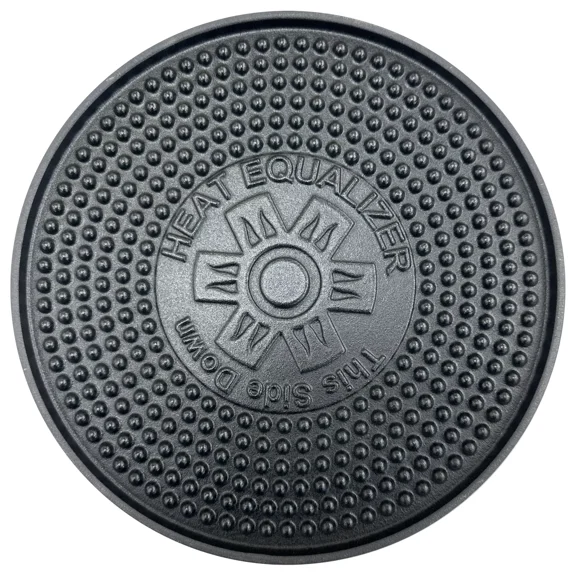 Heat Equalizer® 9.25" Cast Iron Heat Diffuser Plate for Gas, Electric & Induction Stoves | Simmer Plate, Flame Tamer & Heat Spreader | Even Heat Distribution for All Cookware