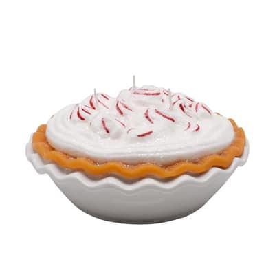 9.2oz. Peppermint Swirl Scented Scented Pie Candle by Ashland - Holiday and Christmas Home Decor