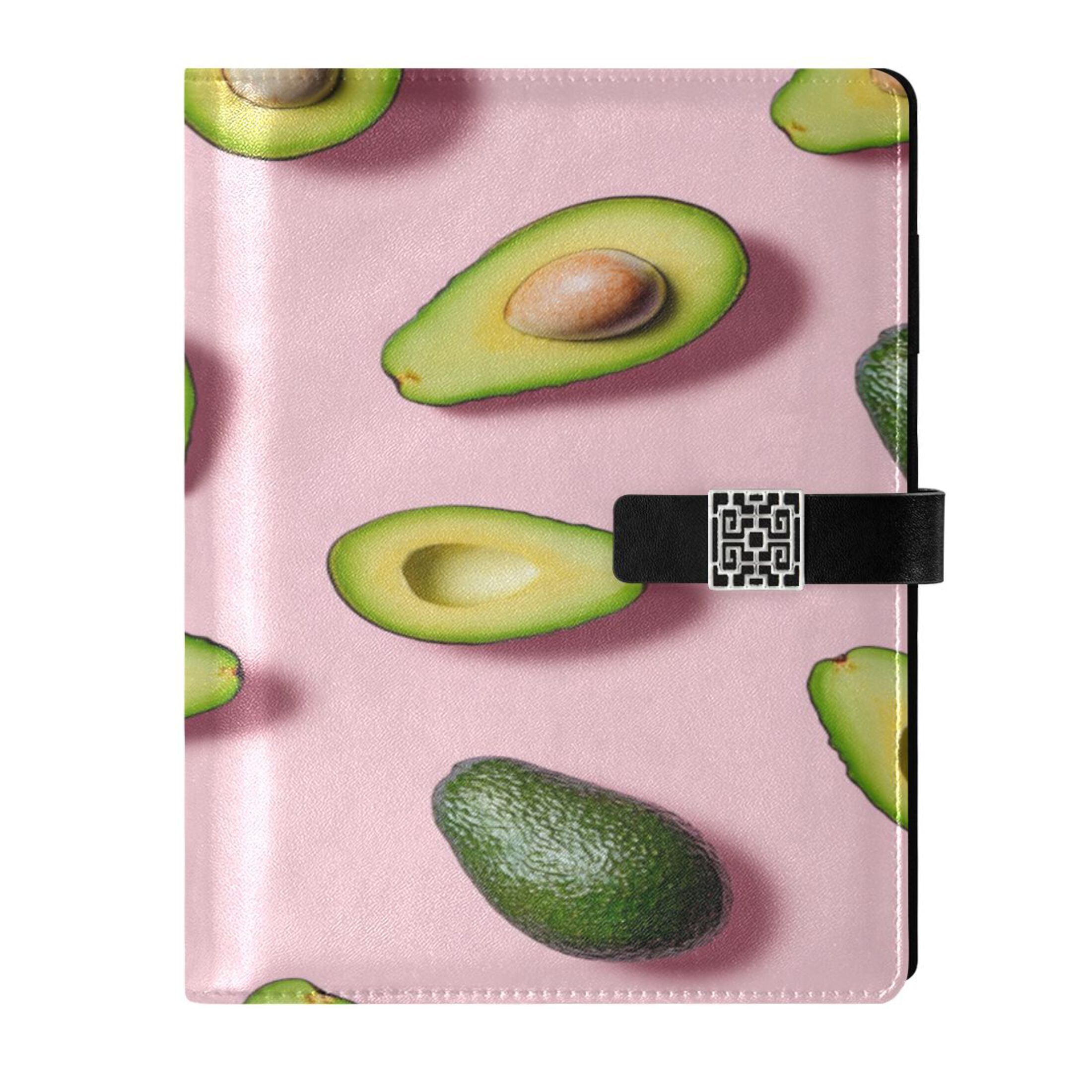 9.2x6.7 inch Leather Notebook 100 Sheets, Multi-Pocket Design & Pen ...