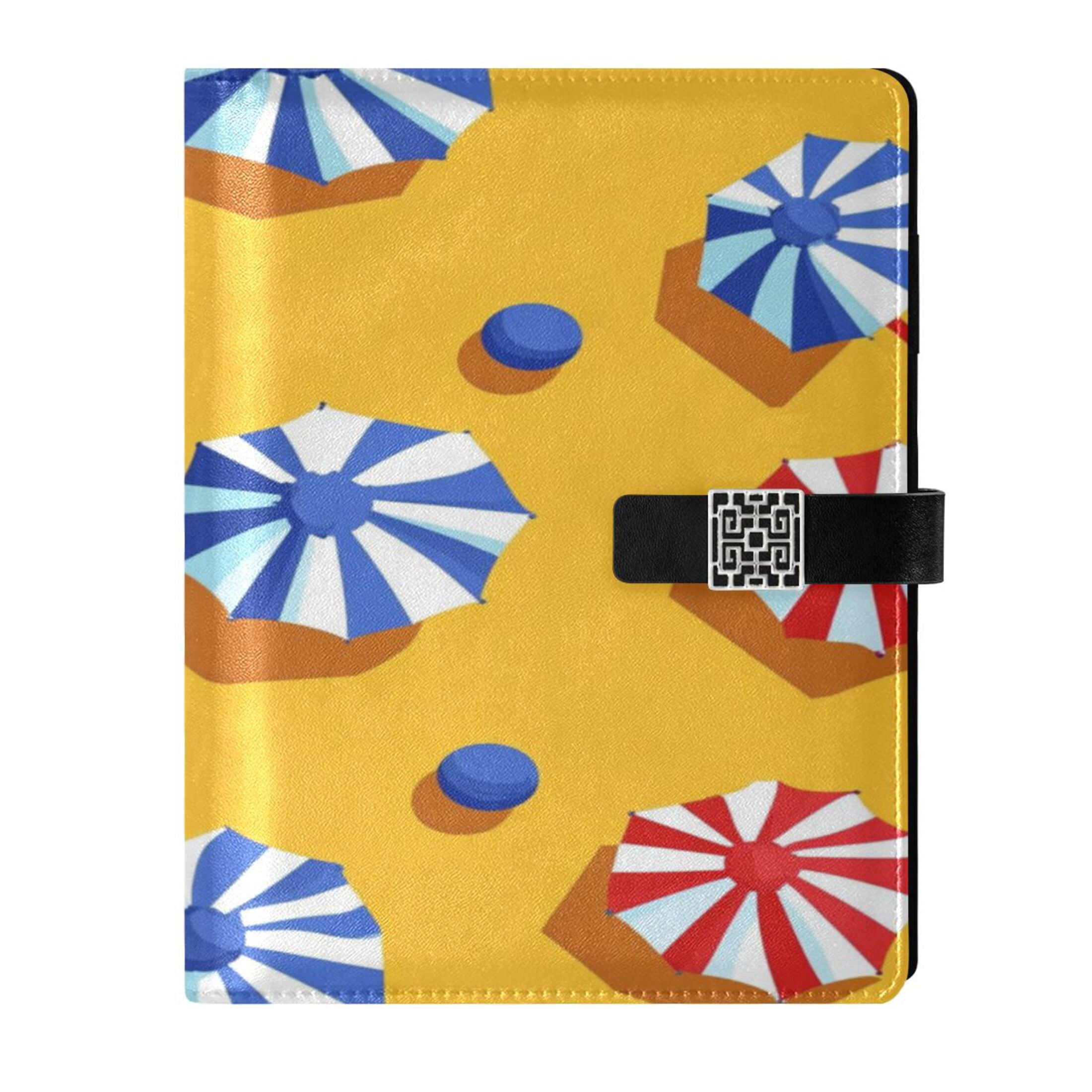 Ball Thread Notebooks 9.2x6.7 inch Leather Notebook 100 Sheets, Multi-Pocket Design & Pen ...