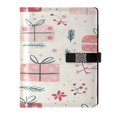 thumbnail image 1 of 9.2x6.7 inch Leather Notebook 100 Sheets, Multi-Pocket Design & Pen Loop Christmas Gift Box Refillable Journal Organizer, 1 of 6