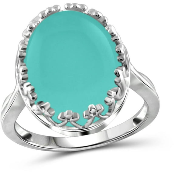 9-3/4 Carat T.G.W. Chalcedony Sterling Silver Fashion Ring